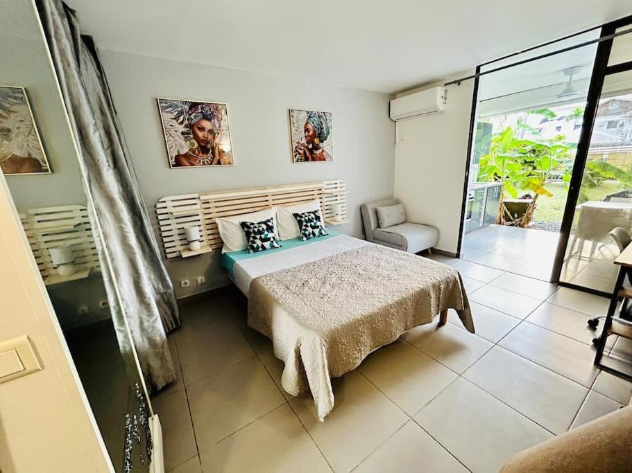 Studio Cosy Plage Et Piscine A Bas Du Fort Le Gosier  Exteriör bild